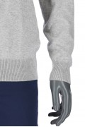 REPABLO šedý společenský svetr s večkovým výstřihem
